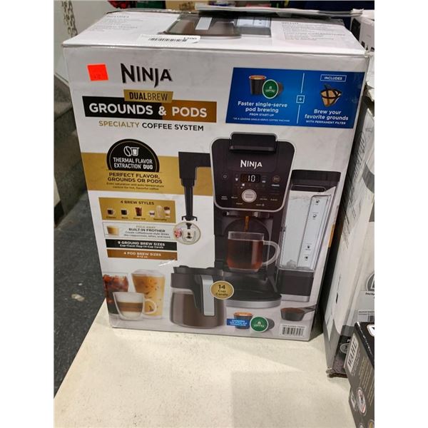 ninja dual brew grounds and pods specialty coffee system
