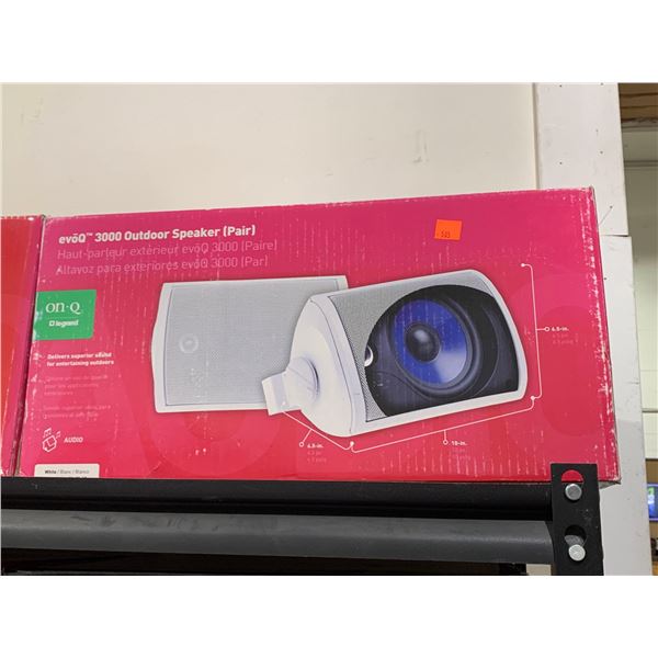 evoQ 3000 Outdoor Speaker (Pair) - 5.25in 100W Weather Resistant Speakers