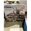 Image 2 : Trudeau Electric Party Grill Fondue and Raclette Combo