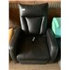 Image 1 : Deep Brown Leather Electric Recliner Chair