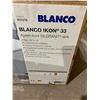 Image 3 : Blanco Ikon Apron front Undermount Granite Composite material Sink - 33in x 19in