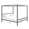 Image 6 : Metal White Double/Full Canopy Size Bed Frame