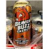 Image 1 : Beaver Buzz Energy Drink Root Beer 12 x 473ml