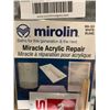 Image 4 : Mirolin Miracle Acrylic Repair Kit MA-101 White 2x's Kit