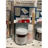 Image 2 : Mirolin Miracle Acrylic Repair Kit MA-101 White 2x's Kit