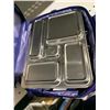 Image 3 : Childrens Stainless Steel Bento Box Lunch Kit with Night Star Carry Bag