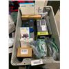 Image 1 : Bin Of Assorted Electronics - Bin included