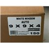 Image 2 : Lot of 150 - White Window Pastry Boxes 9x9x4"