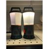 Image 2 : Lot of 2 Battery Operated Mini Lanterns with Clip Hangar on top