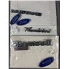 Image 2 : Lot Of Ford Car Emblems - Thunderbird, Bronco & Mustang