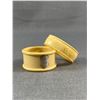 Image 1 : Lot of 2 Ivory Napkin Rings