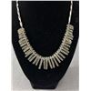 Image 2 : Vintage Rhinestones Choker Necklace, Original Patina, 18" L