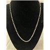 Image 2 : 925 Sterling Silver Link Chain Necklace, 18" L