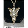 Image 2 : Vintage Arwen Evenstar Elf Pendant w/Chain, Lord Of Rings. Original Patina, 18" L