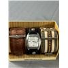 Image 2 : Nice 3 Pce Fossil Gift Set w/ Changeable Wrist Bands