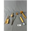 Image 1 : Lot of Small Wooden Vintage Items ( Tools Etc)