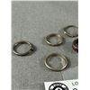 Image 2 : 7 Sterling Silver Rings Some Marked. All Tested