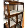 Image 2 : Very Nice Vintage Glass and Wood Display Case. Comes Apart To Move. NO SHIPPING