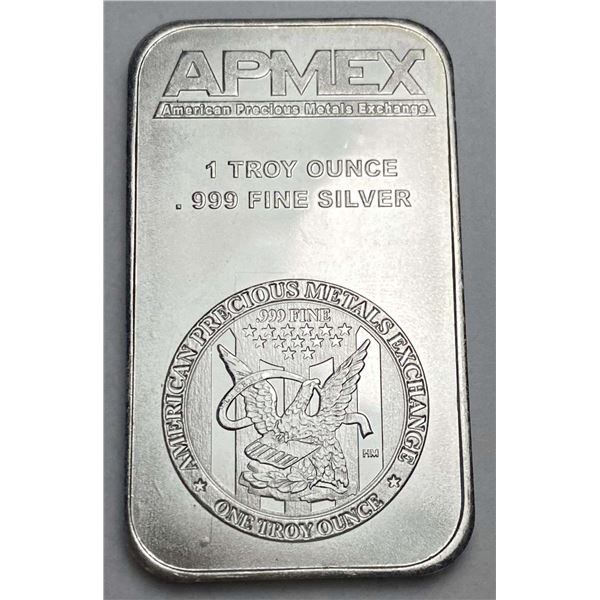APMEX 1 ozt .999 Silver Bar