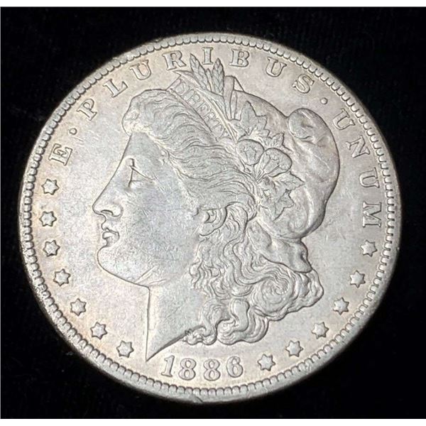 1886-O Morgan Silver Dollar AU