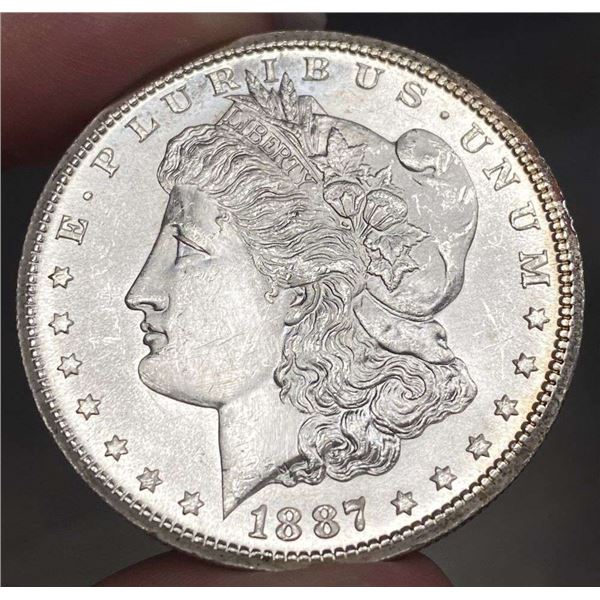 1887-S Morgan Silver Dollar MS63