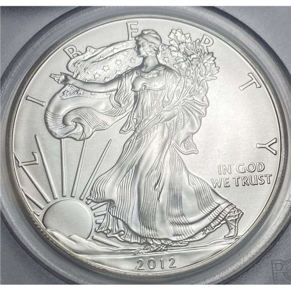2012(S) American Silver Eagle PCGS MS69 First Strike