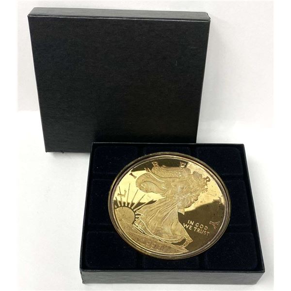 Giant Half Pound 1996 American Eagle Design Proof .999 Silver