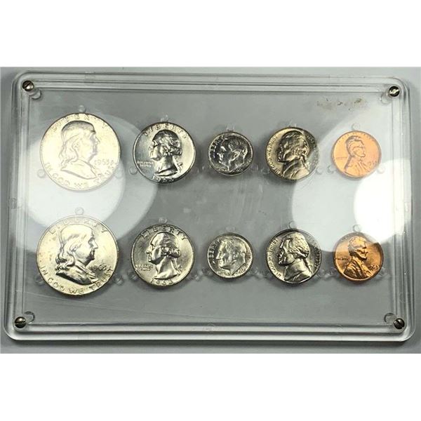 1963 Double Mint Proof Set (10-coins)