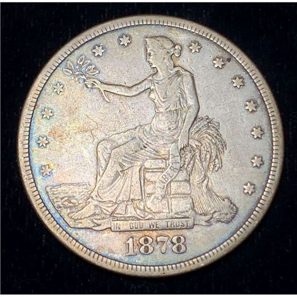 1878-S Trade Silver Dollar XF/AU
