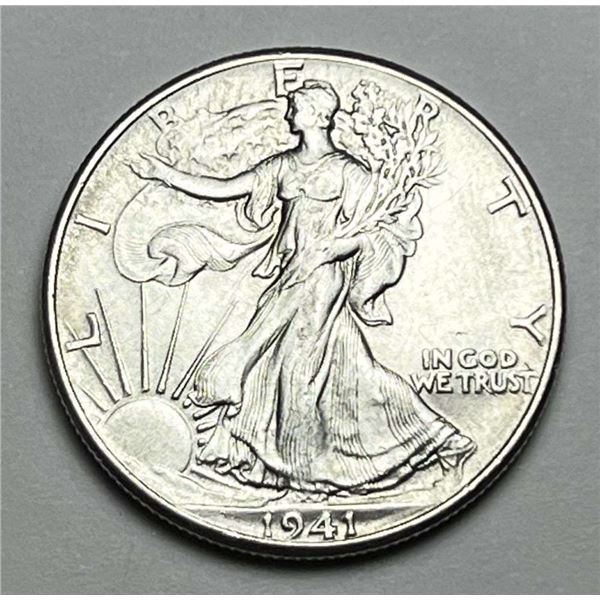 1941 Walking Liberty Silver Half Dollar MS63