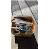 Image 1 : BOX OF POWER TOOLS AND EXTENTION CORDS
