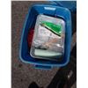 Image 1 : TOTE OF NEW ESTATE ITEMS - TOILET SEAT, AIR HOSE, ETC