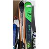 Image 2 : LOT OF KIDS AND ADULT SKIS W/ BINDINGS AND POLES