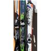 Image 4 : LOT OF KIDS AND ADULT SKIS W/ BINDINGS AND POLES