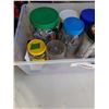 Image 2 : METAL TOOLBOX WITH BIN OF HARDWARE