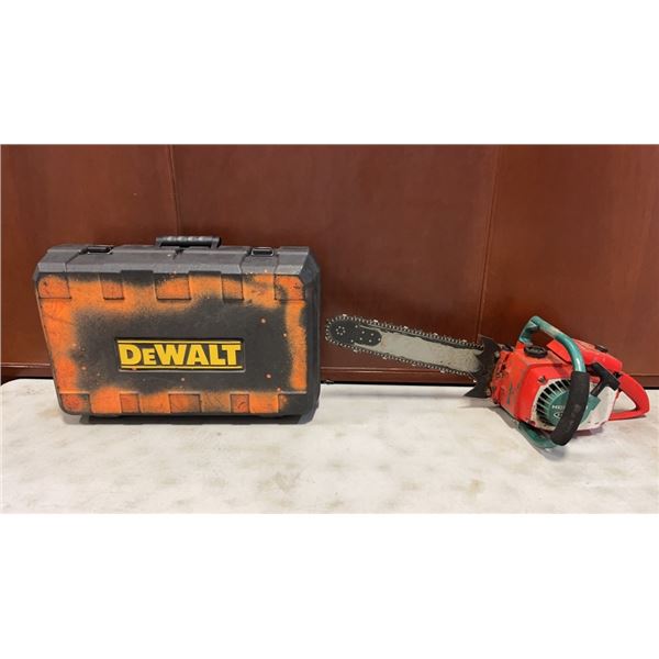 PARTIAL DEWALT CORDLESS TOOL KIT, AND HOMELITE CHAINSAW