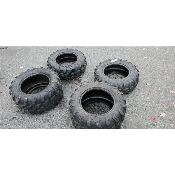 SET OF 14 INCH ATV TIRES
