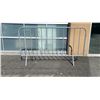 Image 1 : 48" X 77" STANDING METAL BARRIER CAN BE HOOKED TOGETHER WITH OTHERS