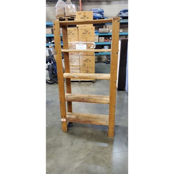 WOOD STORAGE SHELF