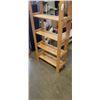 Image 1 : WOODEN PANTRY STORAGE SHELF