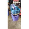 Image 1 : 6 STORAGE TOTES W/ LIDS