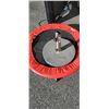 Image 3 : EXERCISE TRAMPOLINE WITH WEIGHTED PATIO UMBRELLA STAND