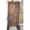 Image 1 : 39 INCH STAIN BARN DOOR - AS FOUND