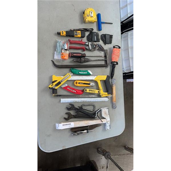 TOOLBAG WITH CONTENTS AND HAND TOOLS