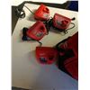 Image 2 : MILWAUKEE TOOLBAG WITH 4 M12 BATTERY CHARGERS ALL TESTED AND WORKING