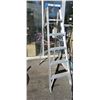 Image 4 : GARDENA REEL MOWER AND 6FT ALUMINUM LADDER