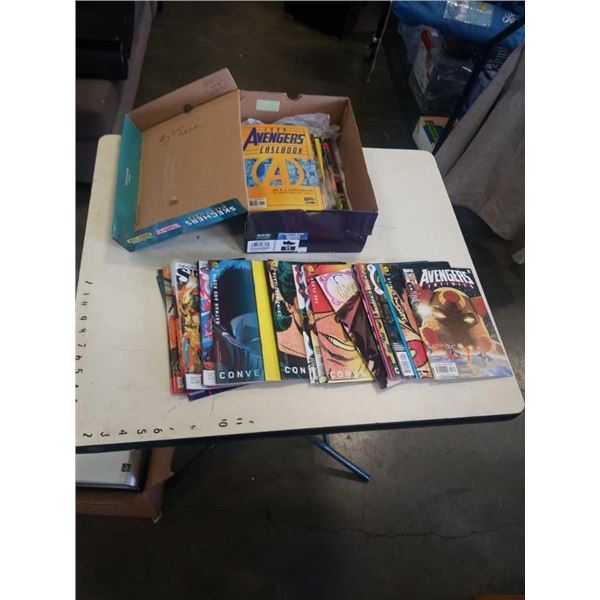 BOX OF ASSORTED COMICS