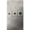 Image 2 : 3 CANADIAN CENTS 1920 (LAST LARGE CENT) 1920 (FIRST SMALL CENT) 2012 LAST YEAR OF THE PENNY