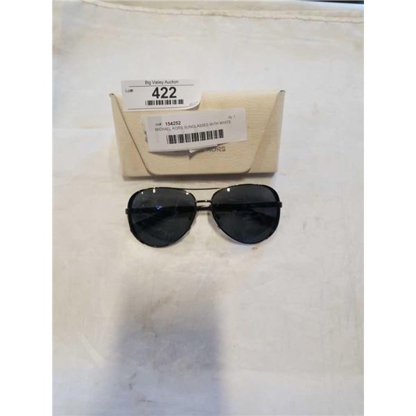 MICHAEL KORS SUNGLASSES WITH WHITE CASE