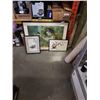 463  VINTAGE FAMILY PRINT AND 2 EASTERN ART